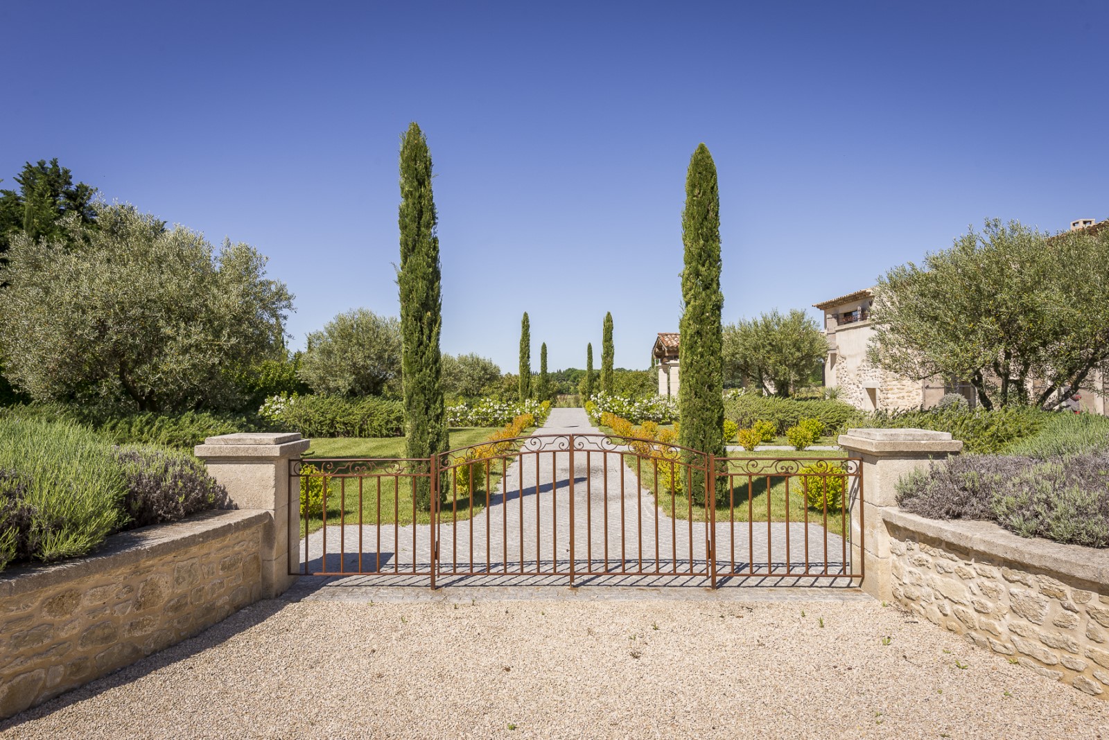 proche Lourmarin, authentique mas en pierres entièrement rénové sur 1,7 hectare   