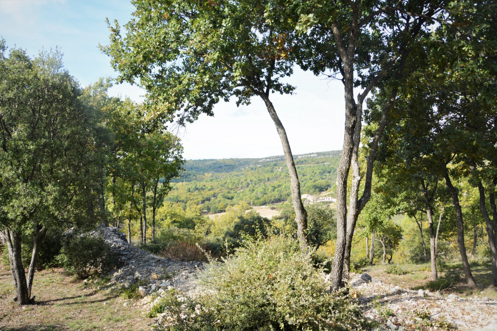 à Murs, maison en pierres sur terrain de 5000 m² dans écrin de verdure   