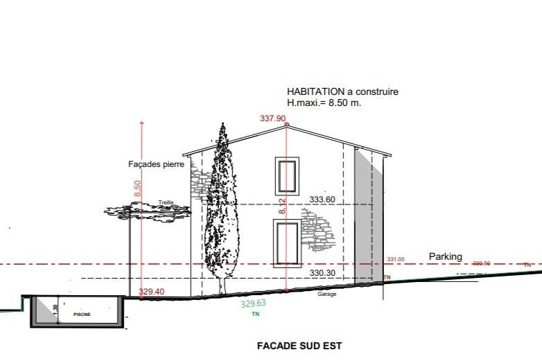 Gordes : Terrain constructible de 1714 m² proche village   