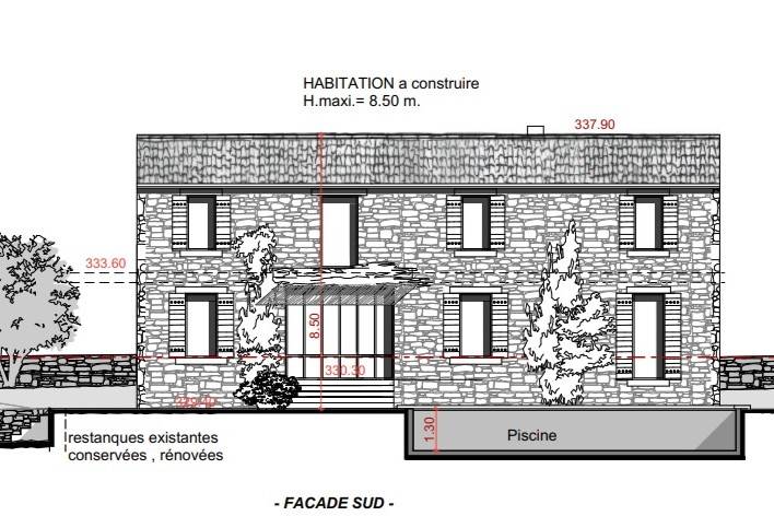 Gordes : Terrain constructible de 1714 m² proche village   