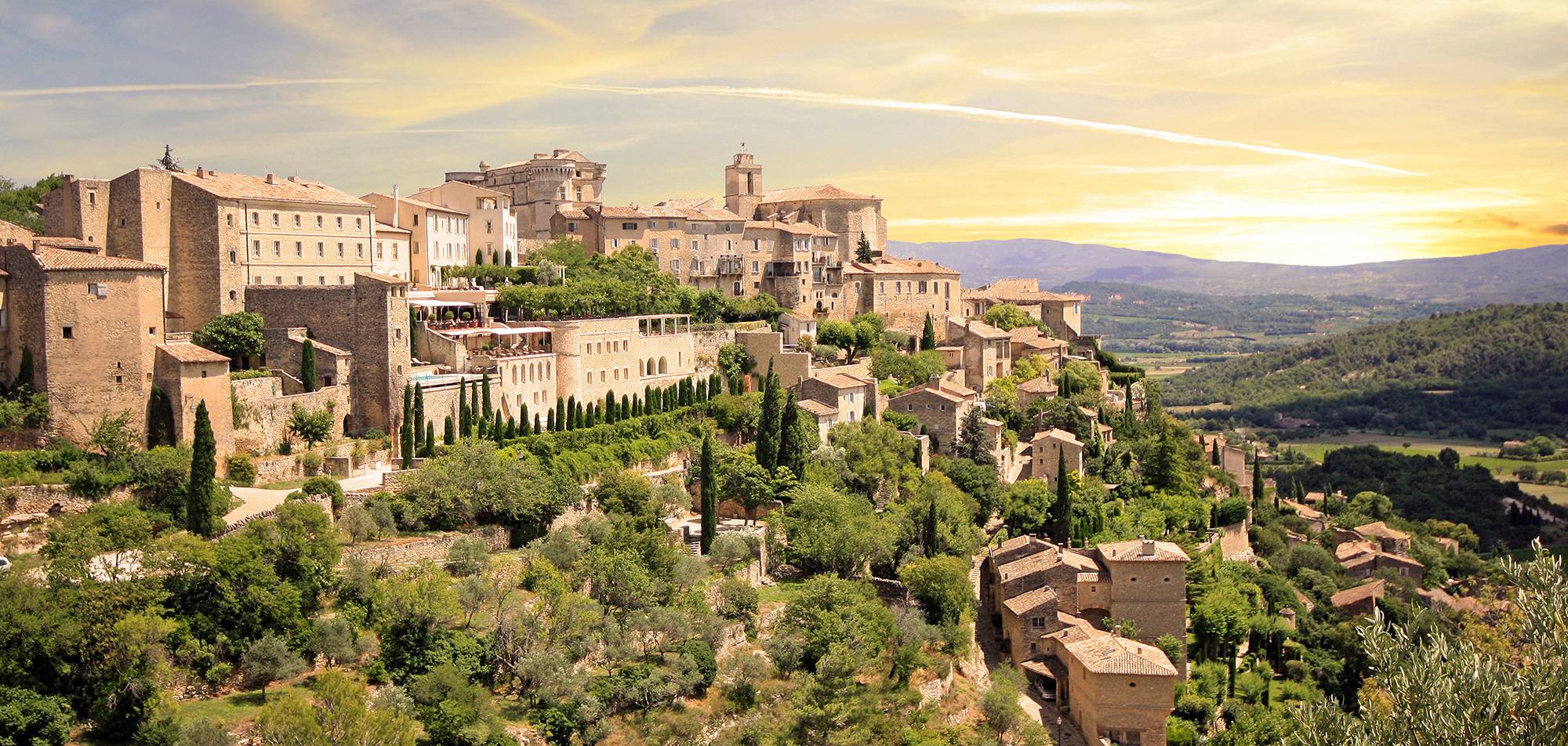 Village de Gordes en Provence - Luberon avec ROSIER immobilier de prestige