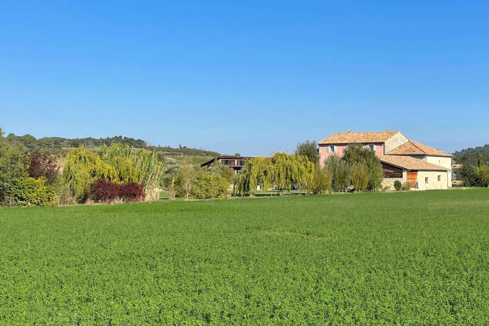 Drôme Provençale, 17th century manor house with open views, indoor pool and tennis court. 