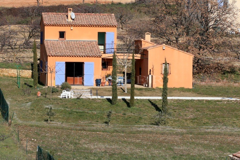 Provencal house with lovely views of the Luberon mountain and the village