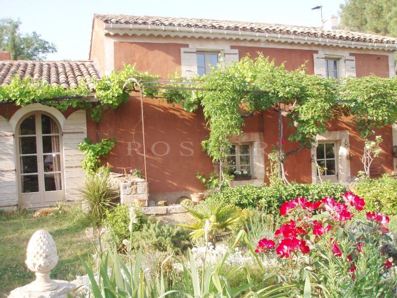 For sale by ROSIER, in Luberon, charming enlarged and renovated farmhouse on a 1.4 park with outbuildings and swimming pool