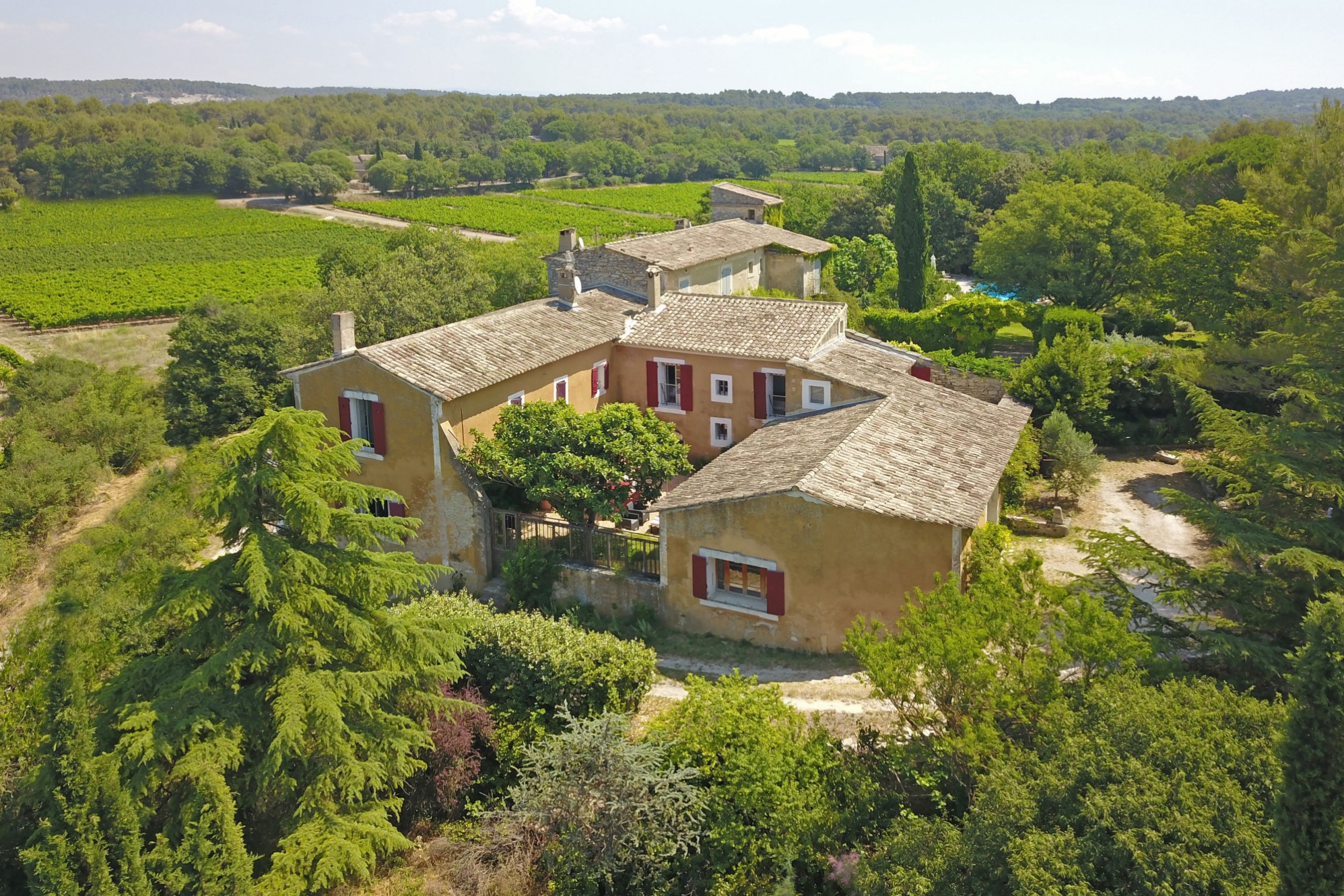 Ménerbes: charming renovated farmhouse on 1 hectare