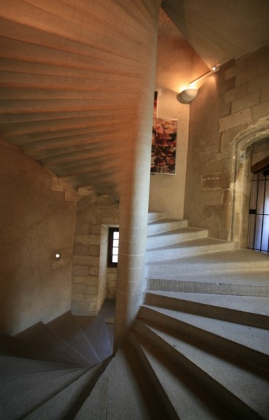 L'intérieur du château de Gordes en Luberon