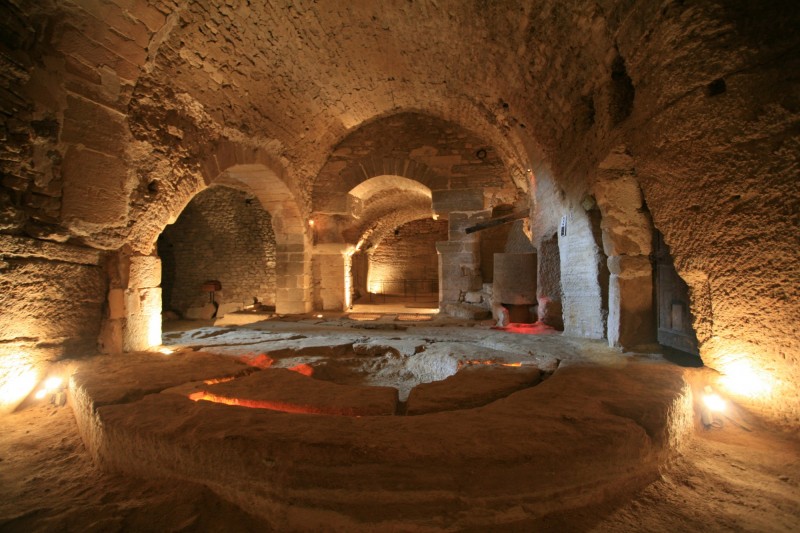 Les caves du palais Saint Firmin à Gordes