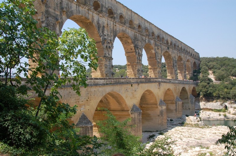 les arches du Pont du Gard