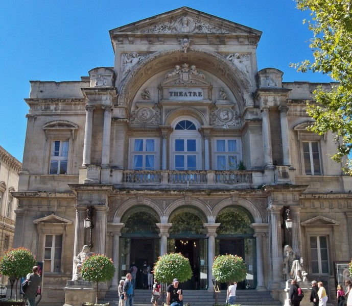 L'opéra d'Avignon, façade principale