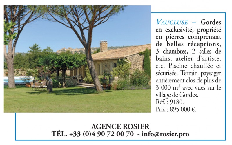 Publicité d'immobilier dans Le Figaro magazine