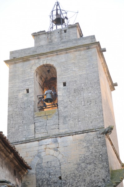 Le clocher de l'église de Gordes