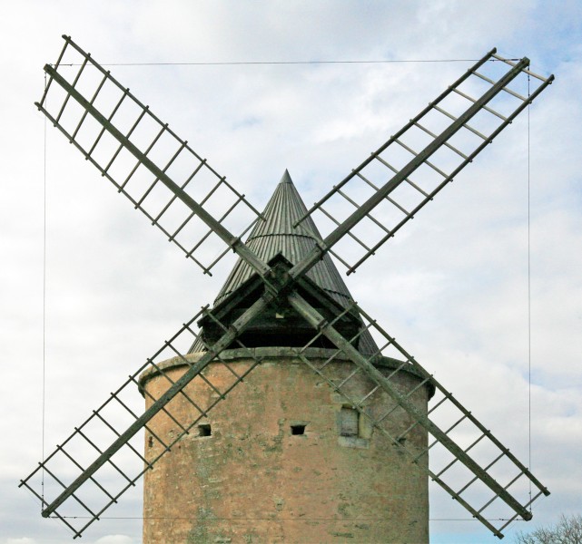 Moulin à vent en Luberon
