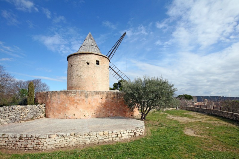 Le moulin de Jérusalem à Goult, Vaucluse