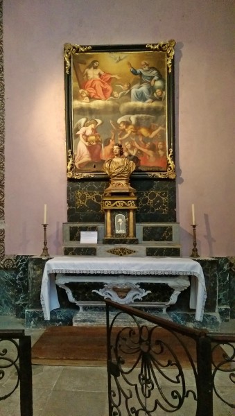 Chapelle funéraire, le jugement dernier, église de Gordes, Luberon