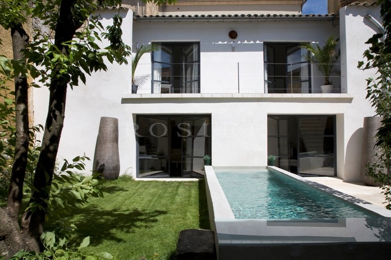 Vente Provence, dans la ville des Antiquaires, l'Isle sur la Sorgue,  à vendre, maison entièrement rénovée,  avec jardin et piscine