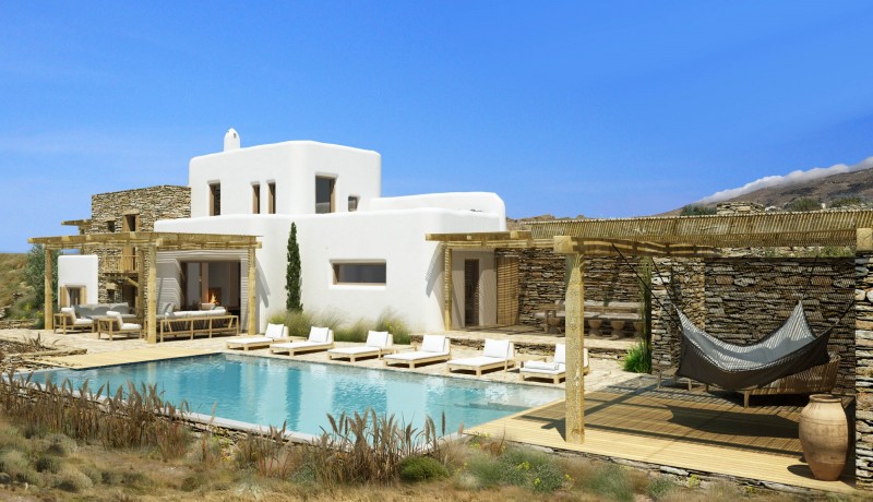 Superbe villa avec piscine en Grèce