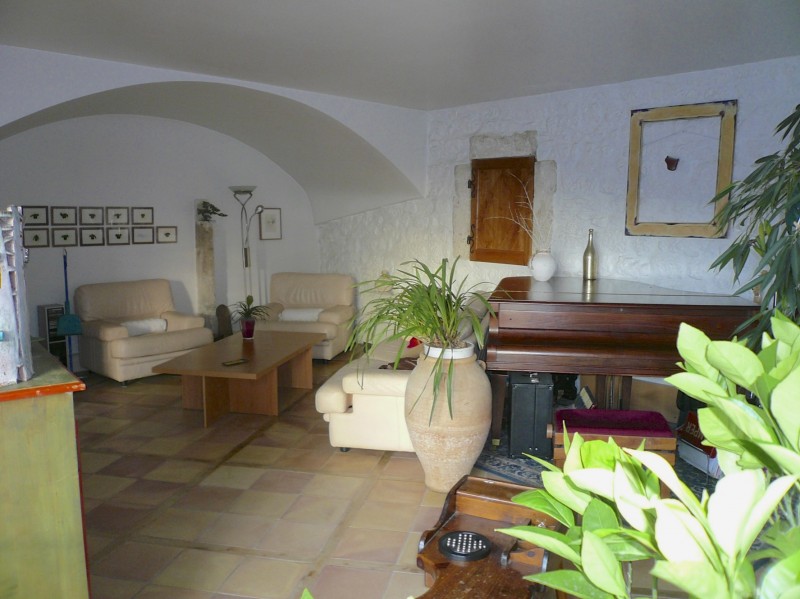 For sale, unusual stone property in the heart of a village in Provencal Drôme