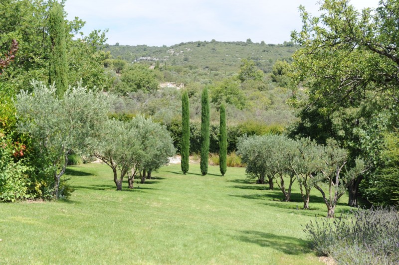 In Gordes, superb property with landscaped park and a swimming pool area with terraces