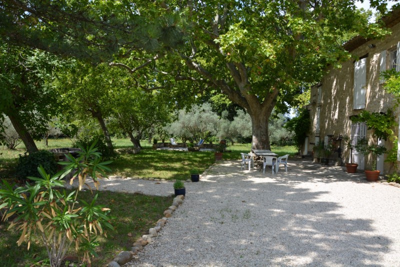 For sale, near Avignon, renovated provencal farmhouse with pool on 1.5 hectare 