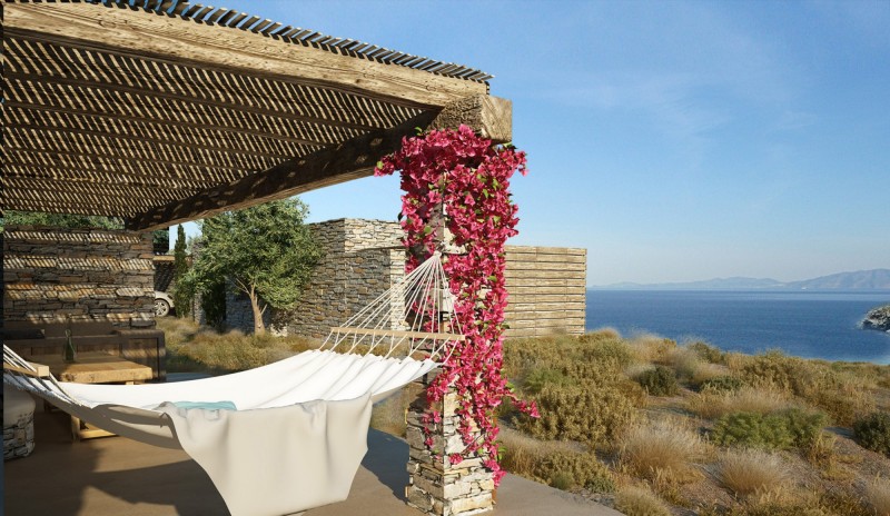 Vente Superbe villa moderne sur l'ile de Kythnos en Grèce, avec vue sur la mer Egée