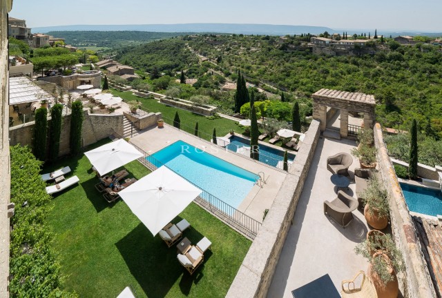 Vue vallée Provence - hotel bastide de Gordes